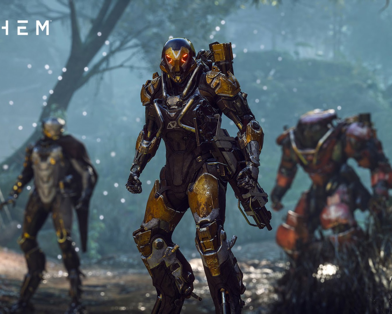 Персонажи компьютерной игры Anthem, 2019 года