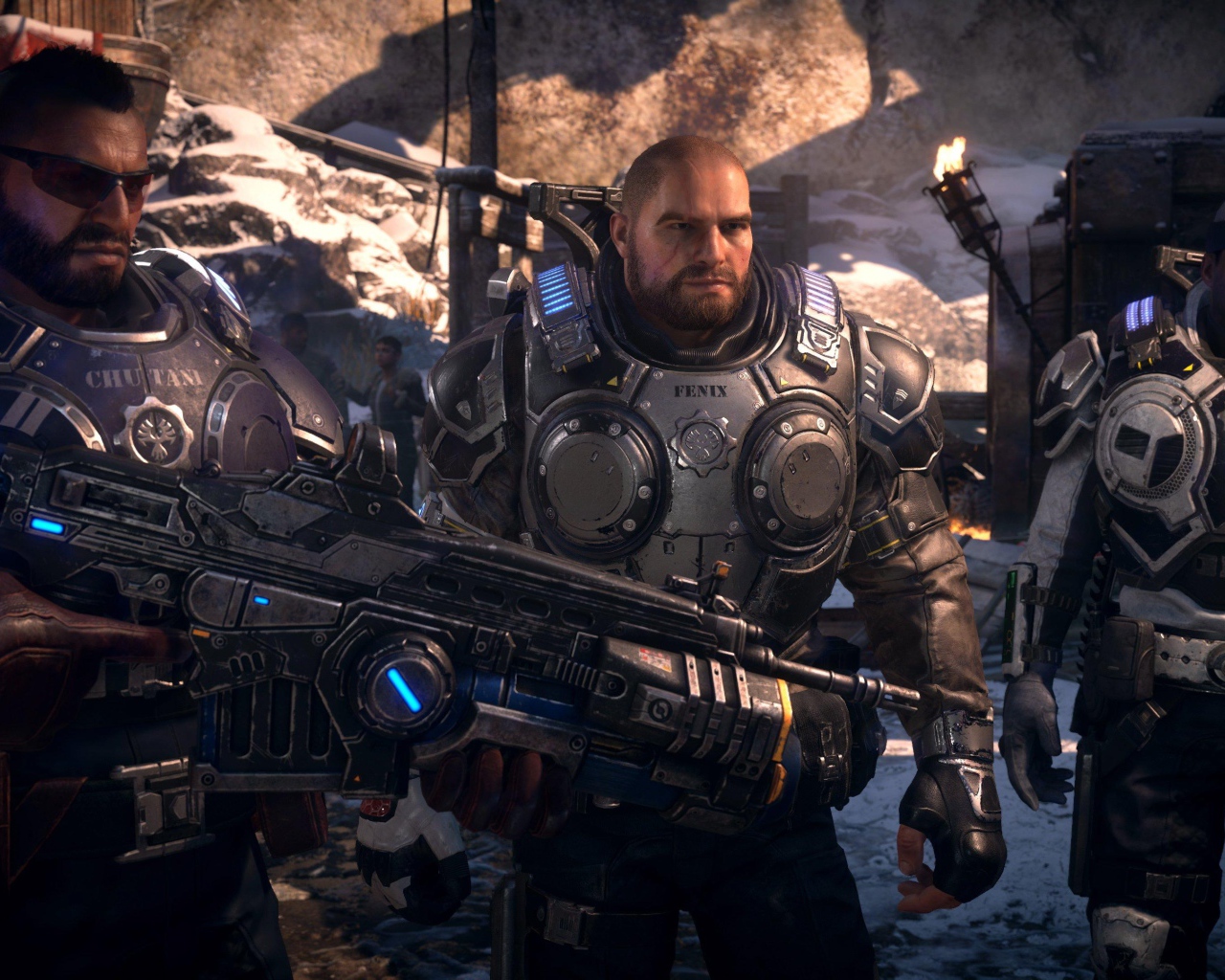 Персонажи компьютерной игры Gears 5, 2019