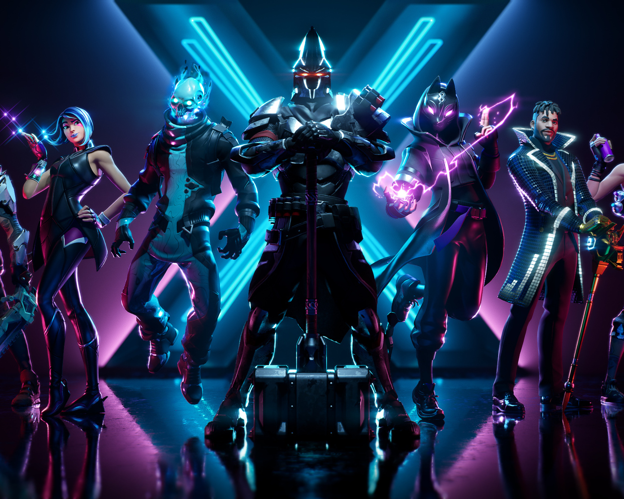 Постер компьютерной игры Fortnite Season X, 2019