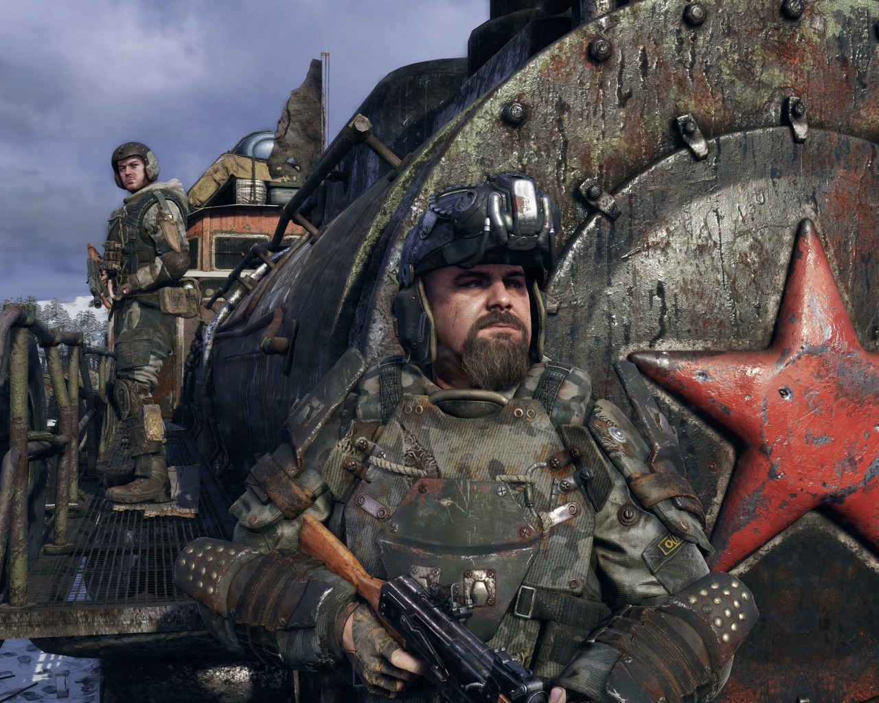 Кадр компьютерной игры Metro Exodus