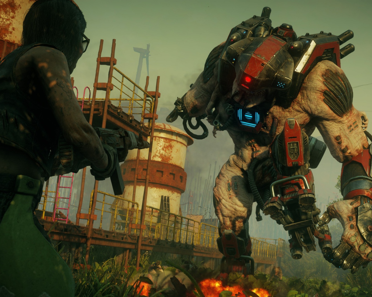 Кадр новой компьютерной игры Rage 2, 2019 года