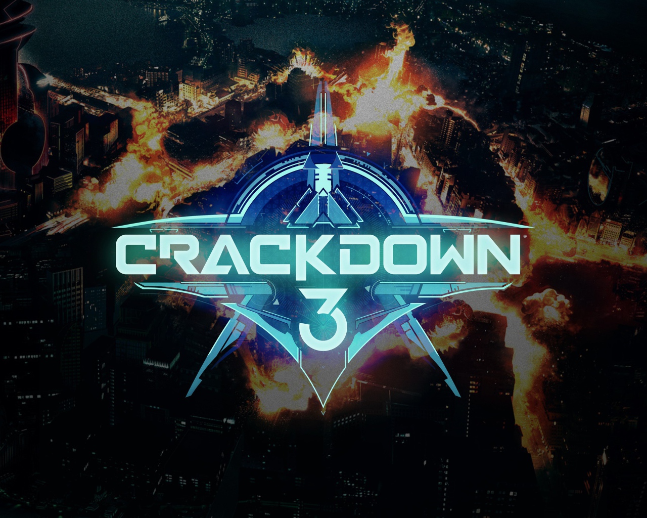 Логотип новой компьютерной игры Crackdown 3, 2019