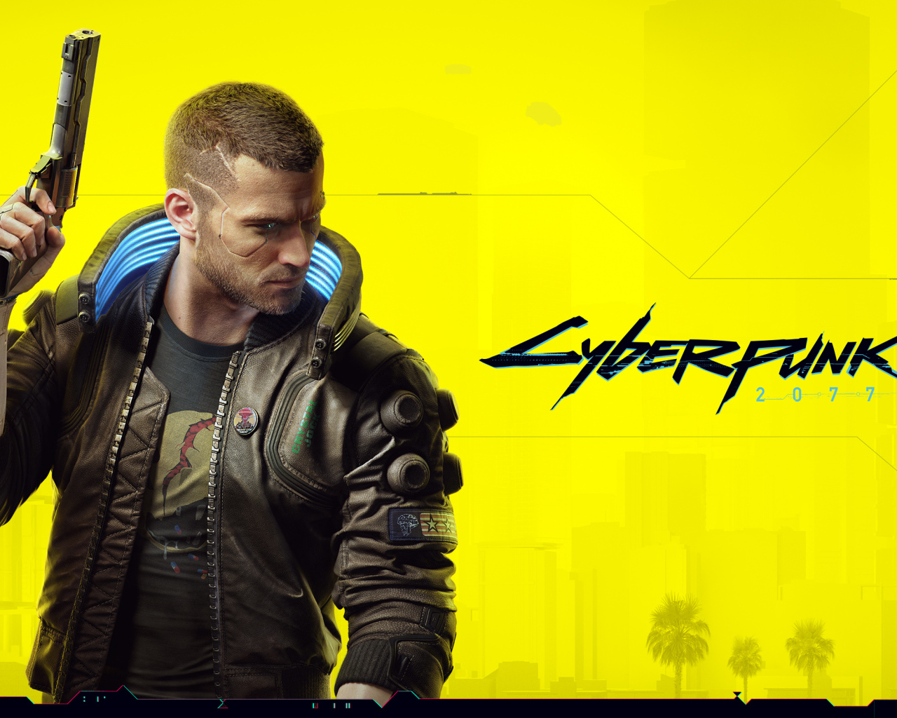 Постер компьютерной игры Cyberpunk 2077