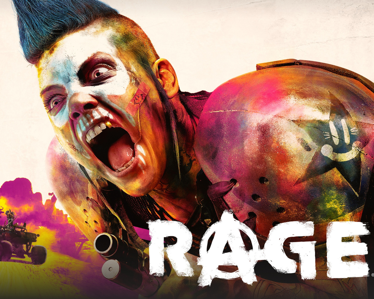 Постер компьютерной игры Rage 2, 2019 года