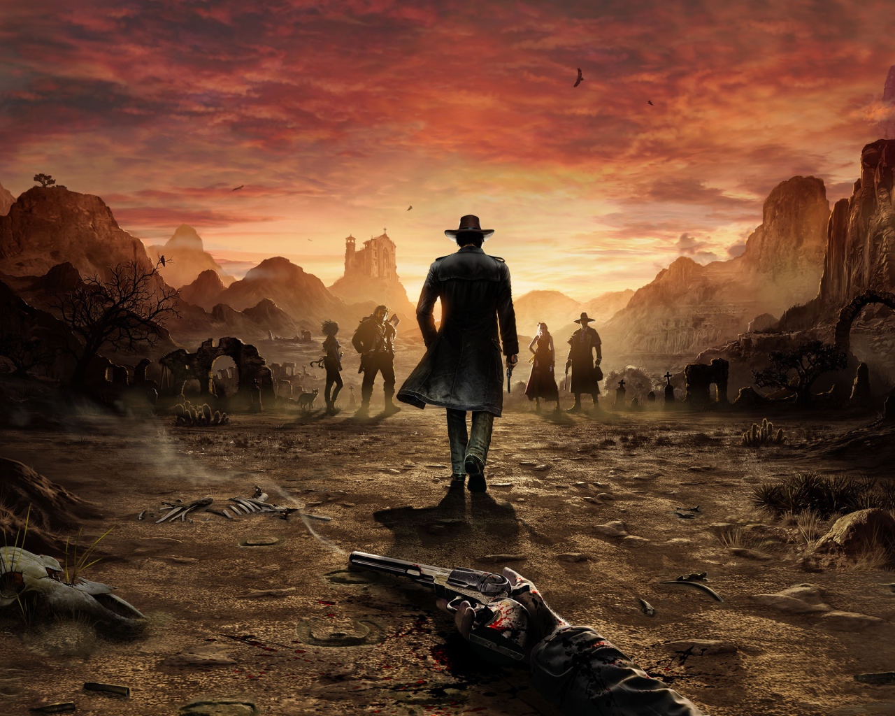 Постер новой видеоигры Desperados III, 2019 года