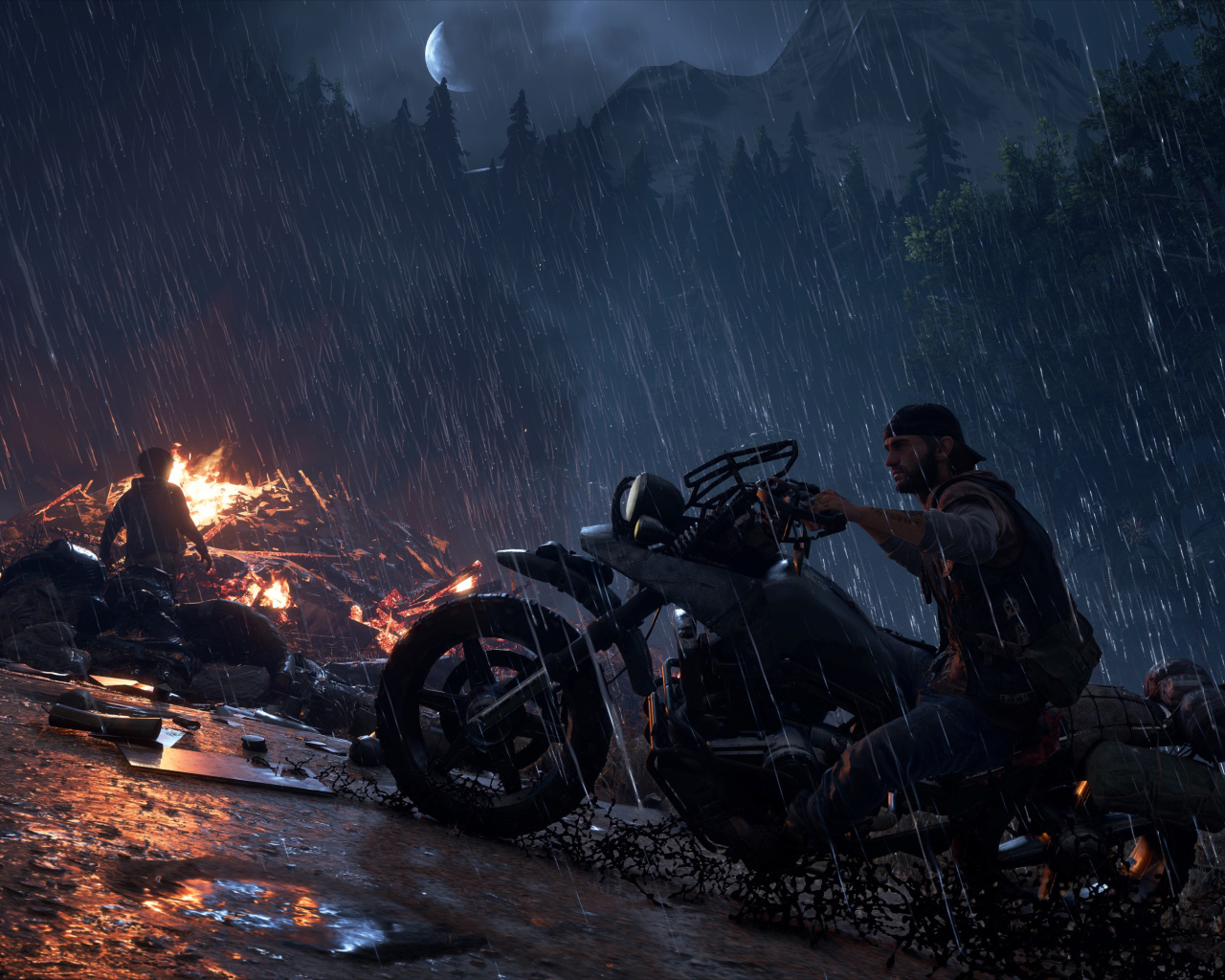 Скриншот компьютерной игры Days Gone, 2019