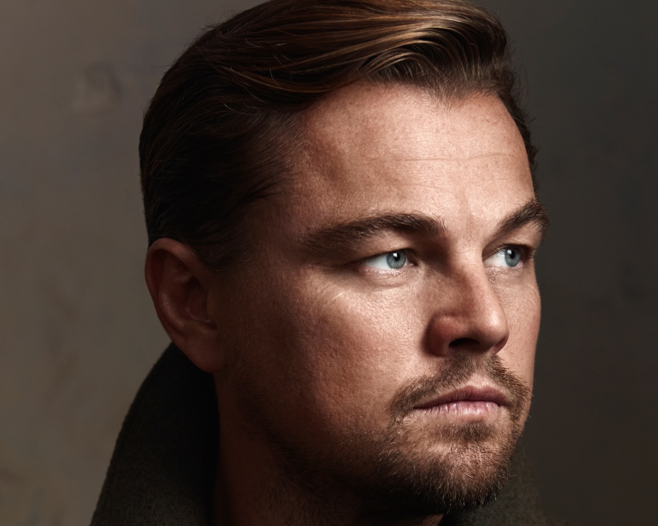 Красивый мужчина, актер Леонардо Ди Каприо лицо крупным планом