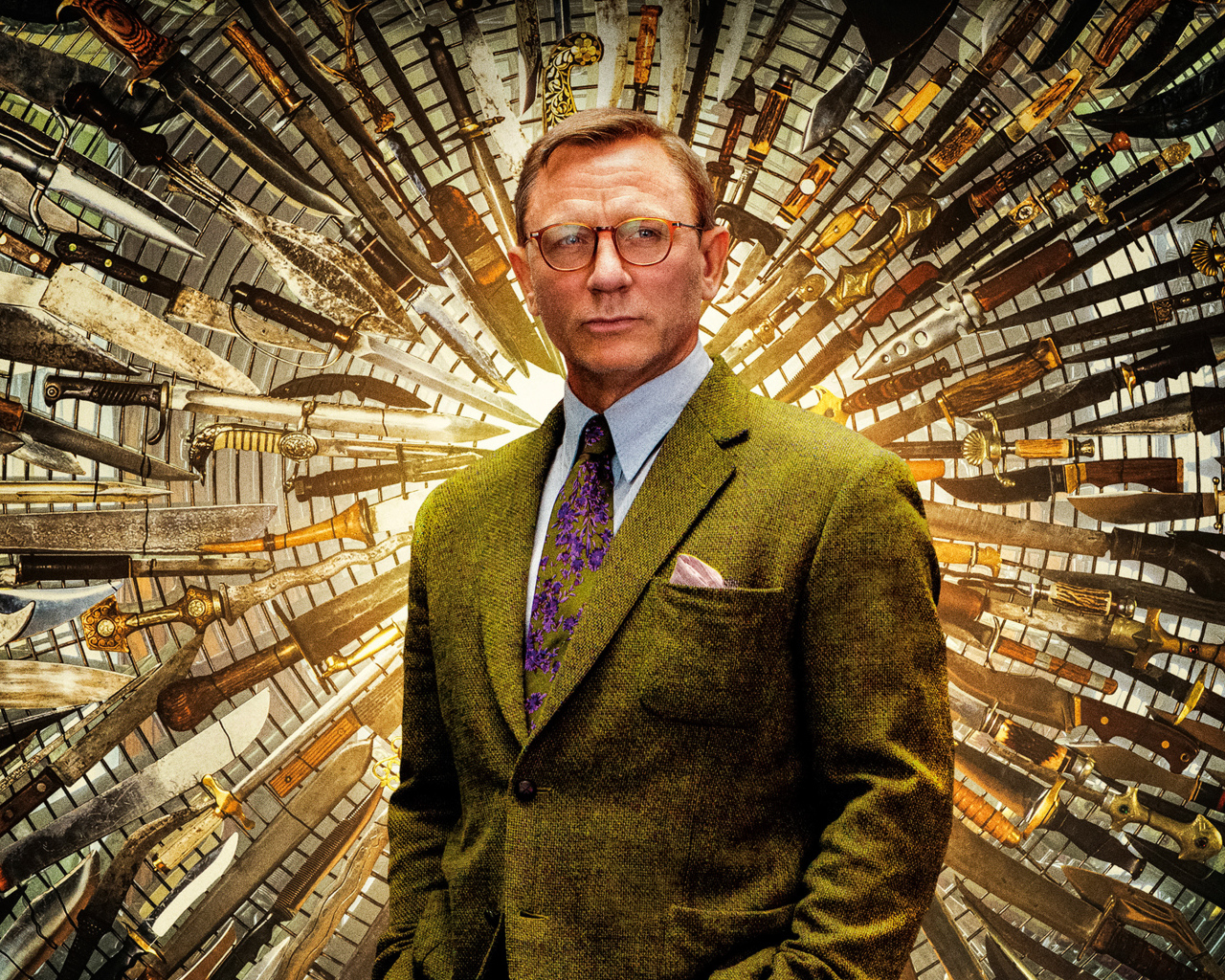 Актер Дэниел Крэйг в фильме Достать ножи, 2019