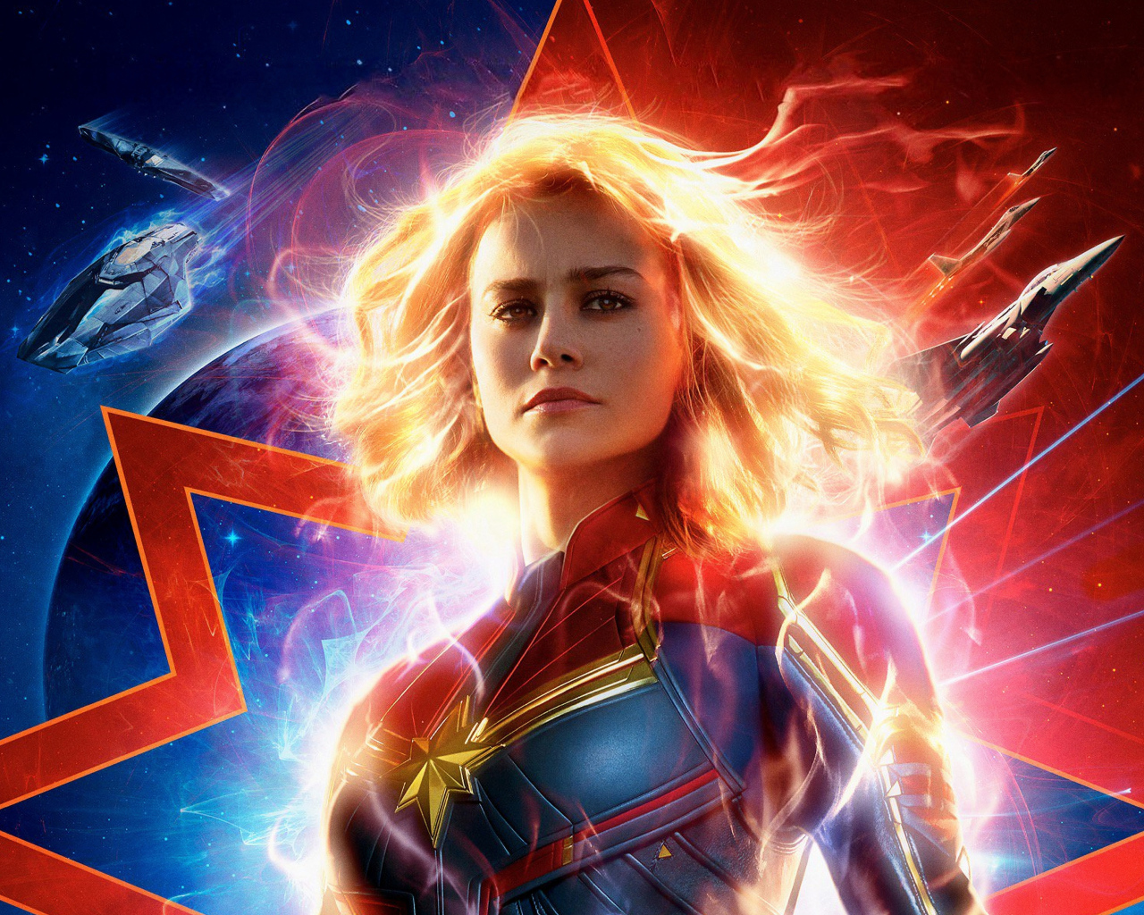 Актриса Бри Ларсон в новом фильме  Капитан Марвел
