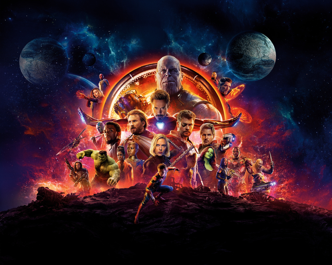 Постер фильма Мстители: Война Бесконечности