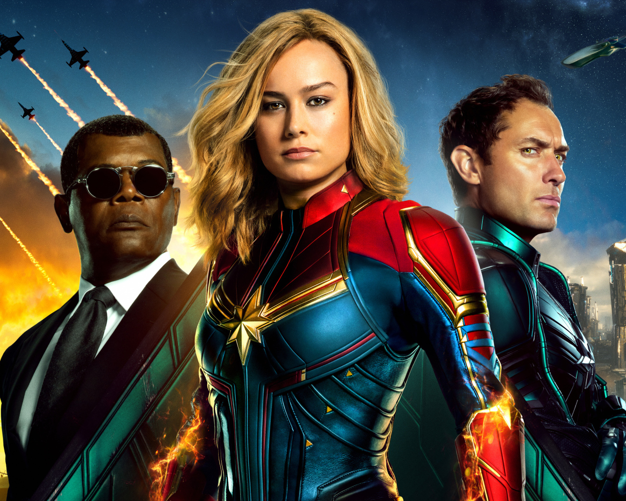 Персонажи супергеройского фильма Капитан Марвел, 2019