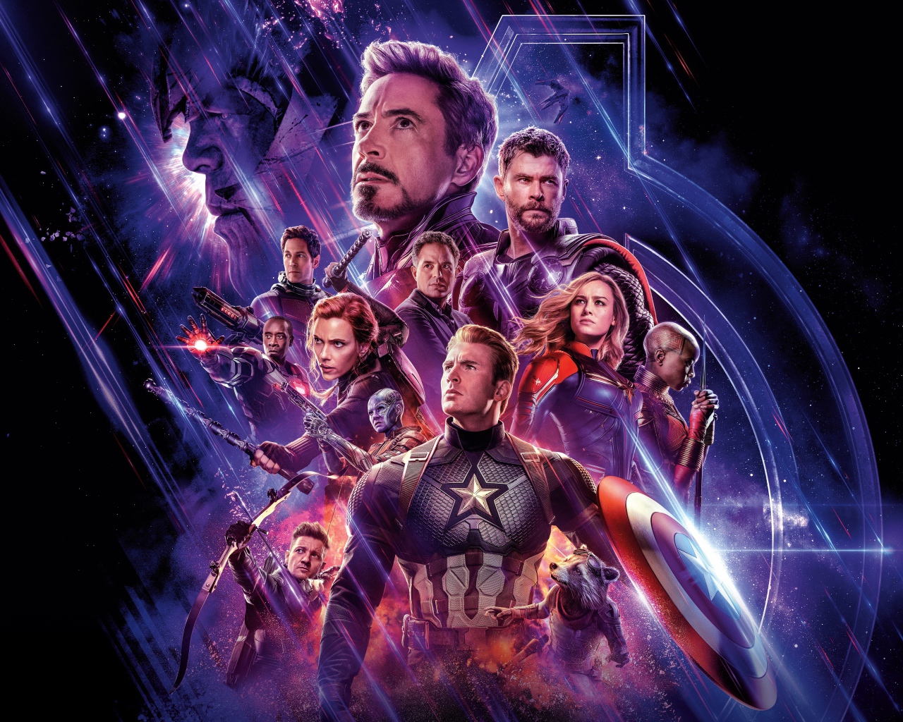 Персонажи супергеройского фильма Мстители: Финал 2019 год