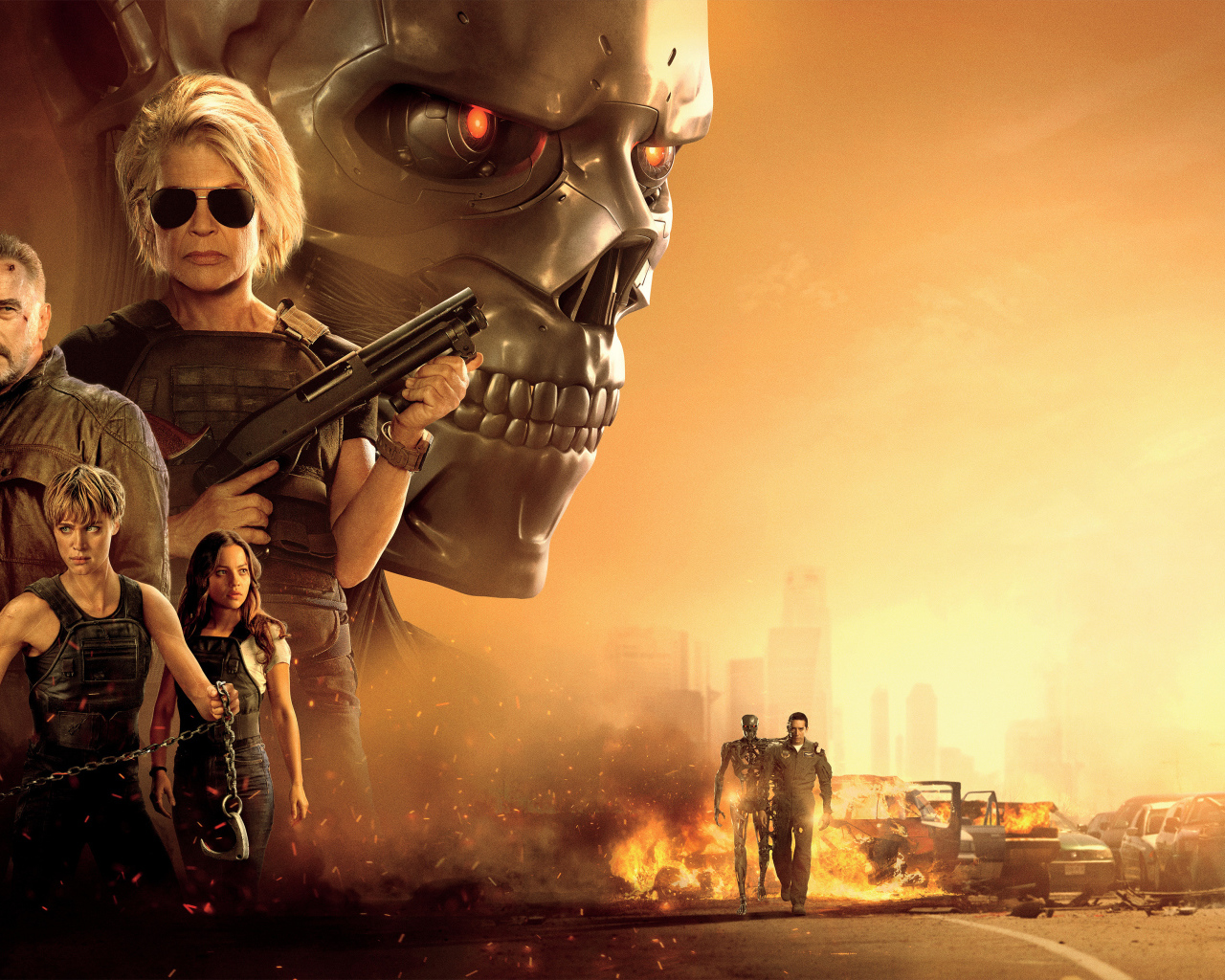Poster for the new movie Terminator: Dark Fate, 2020