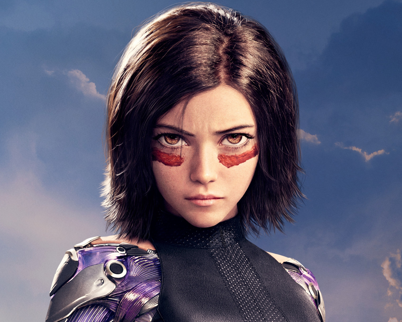 Главная героиня фильма Алита. Боевой ангел, 2019