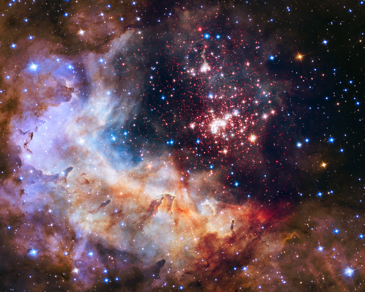 Млечный путь в звездном небе 