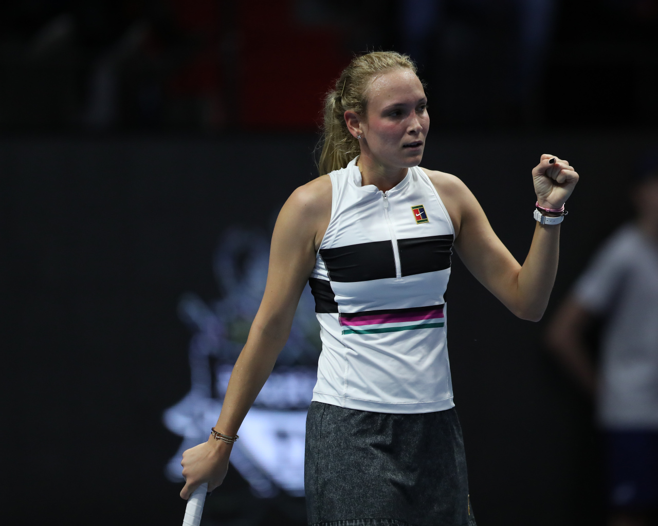 Теннисистка Донна Векич на корте