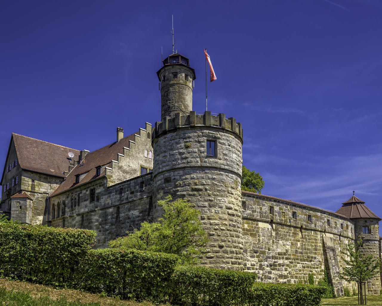 Средневековая крепость Альтенбург, Германия