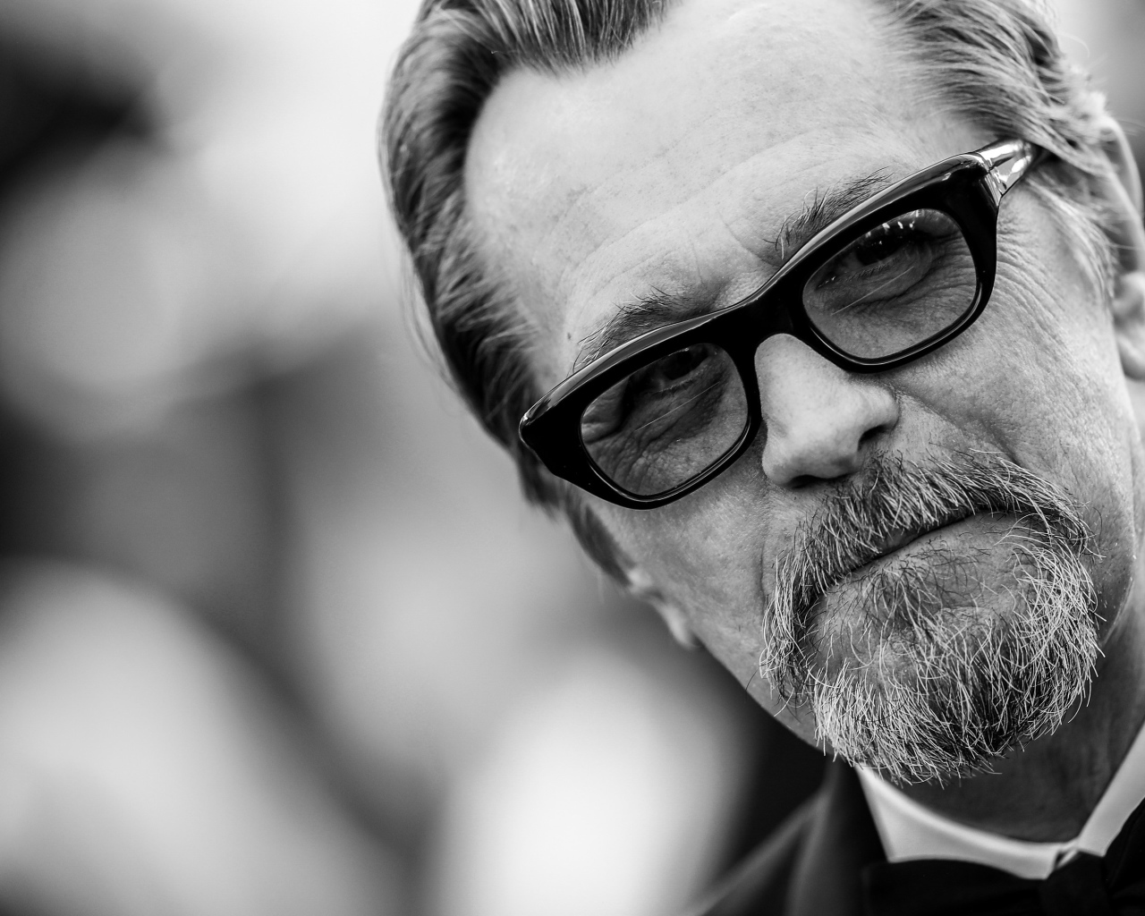 Актер Гэри Олдман черно белое фото