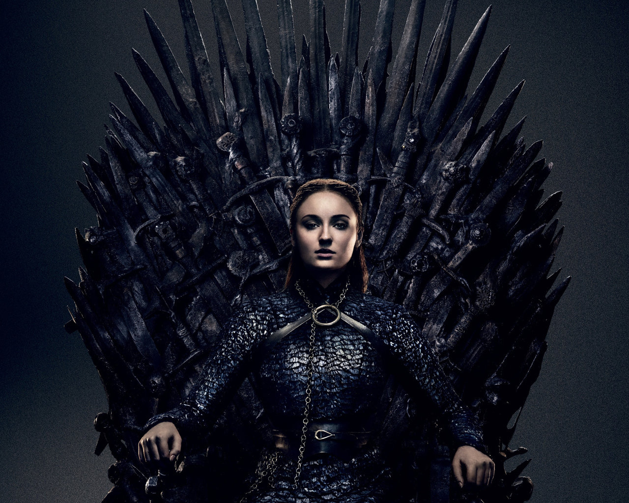 Sansa Stark character on the throne film Game of Thrones Season 8