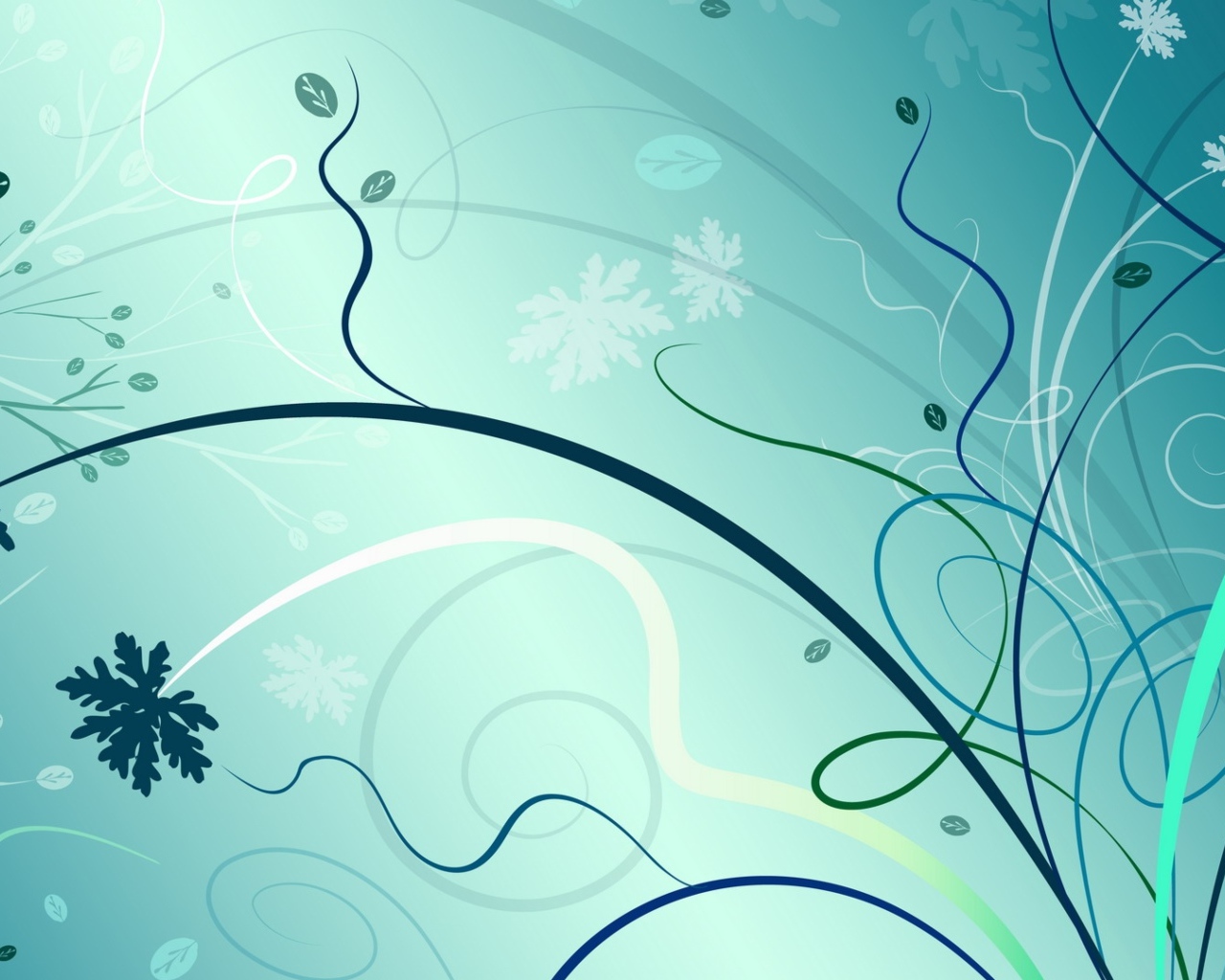 Абстрактные рисунки на голубом фоне 