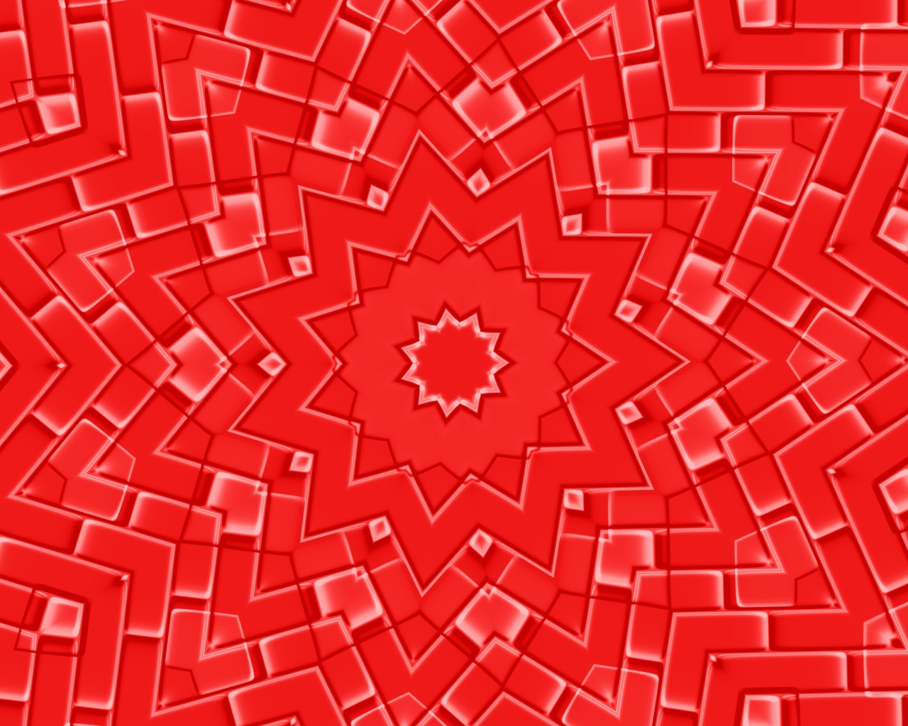 Абстрактный рисунок с красными звездами 