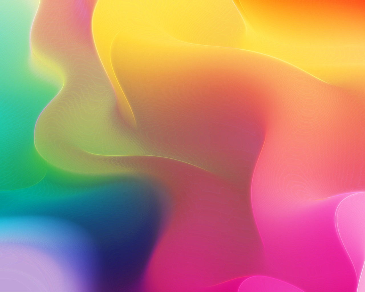 Абстрактный радужный рисунок 