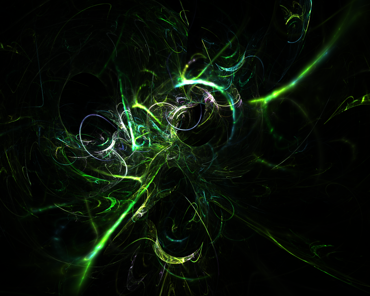 Красивый размытый рисунок на черном фоне