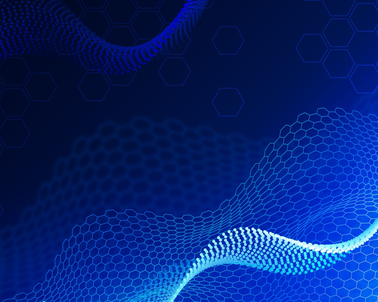 Неоновые абстрактные соты