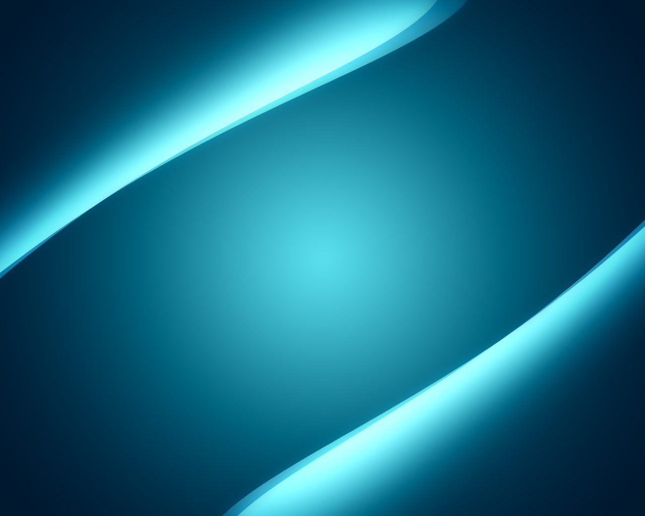 Неоновые голубые волнистые линии на синем фоне 