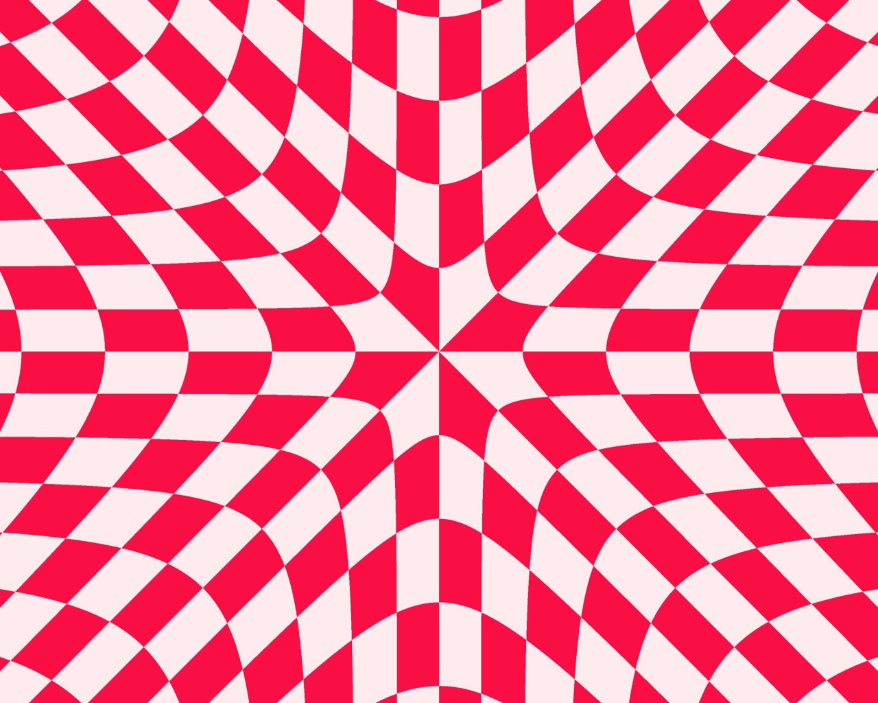 Красно - белый рисунок иллюзия 