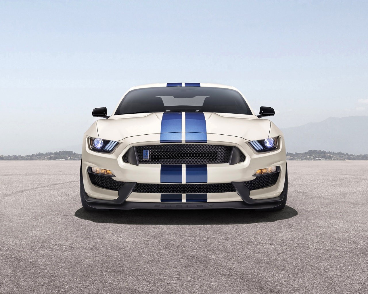 Shelby GT350 car, 2020 front view