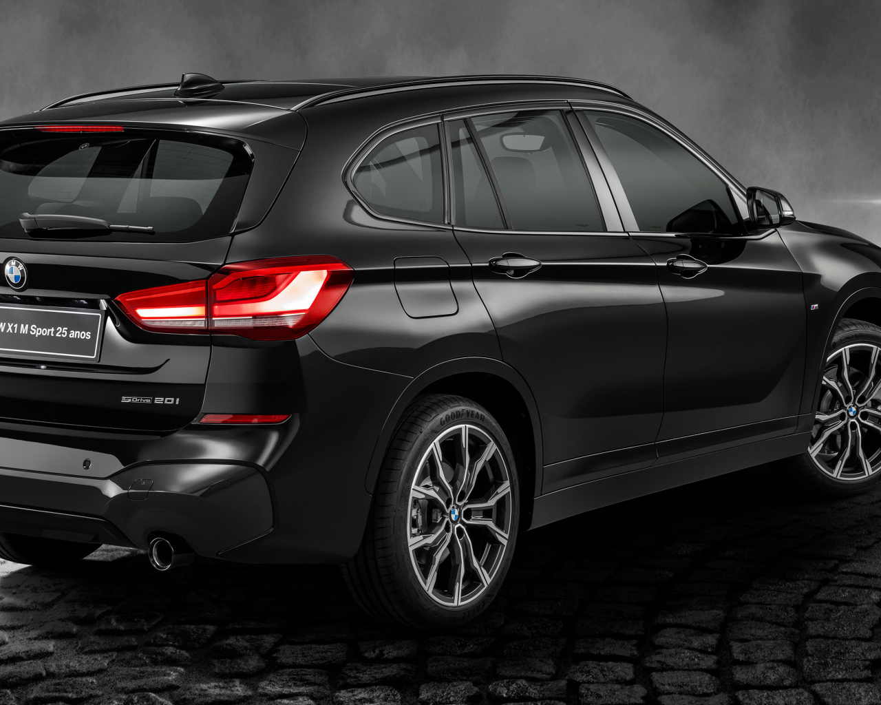 Автомобиль BMW X1 SDrive20i M Sport 25 Anos 2020 года вид сзади