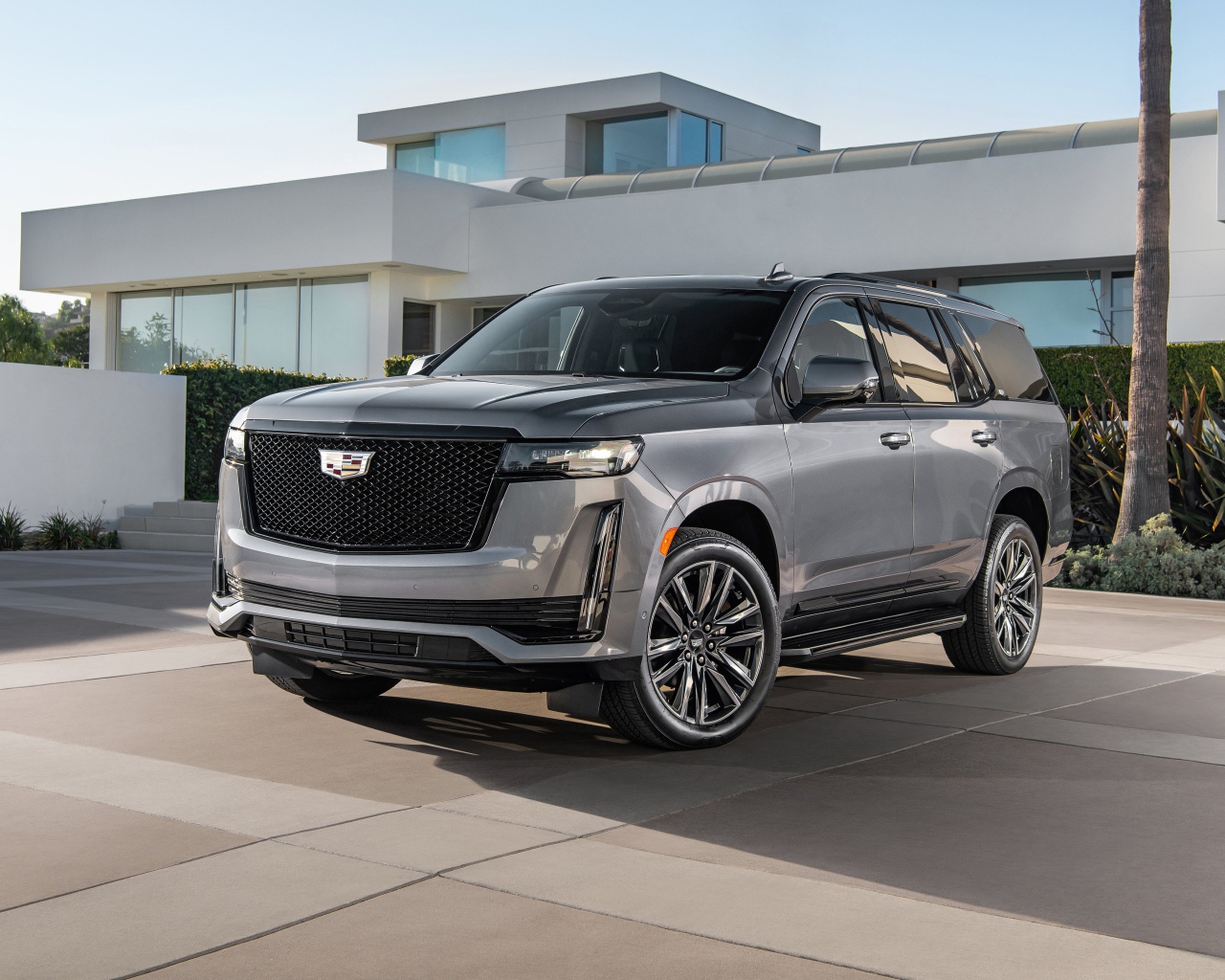 Большой внедорожник Cadillac Escalade Platinum Sport 2021 года