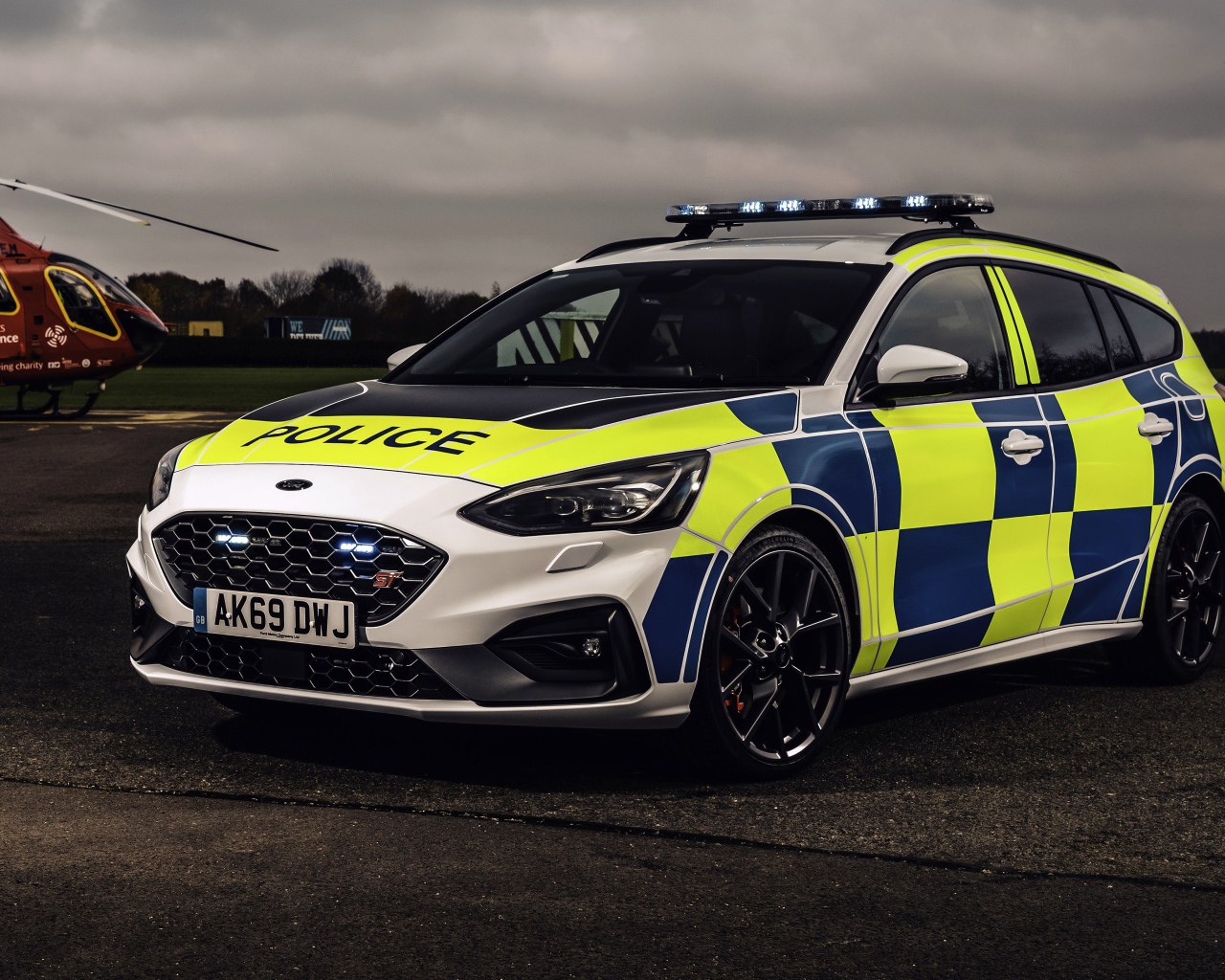 Полицейский автомобиль Ford Focus ST, 2019 года 