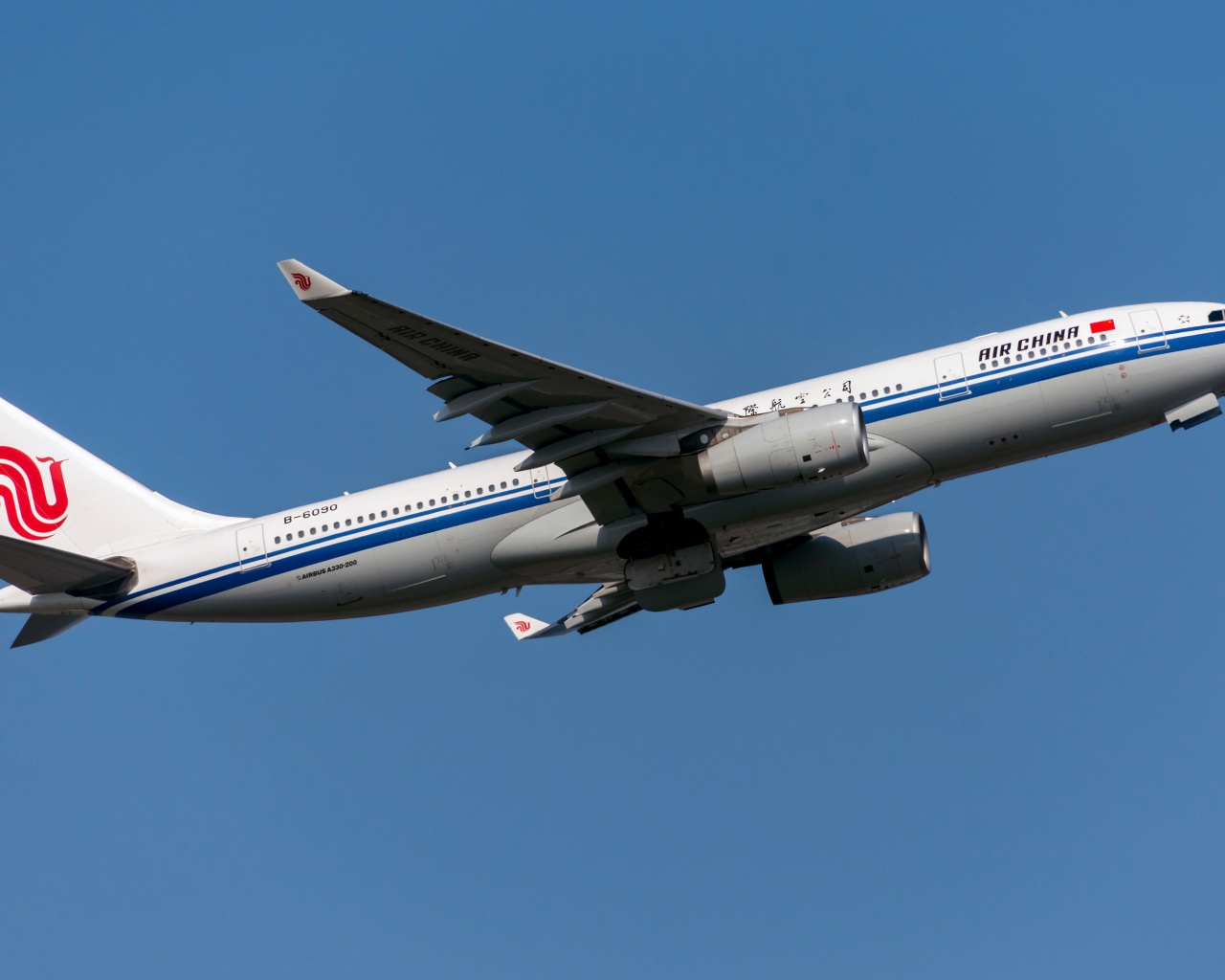 Пассажирский  Airbus A330-200 авиакомпании  Air China