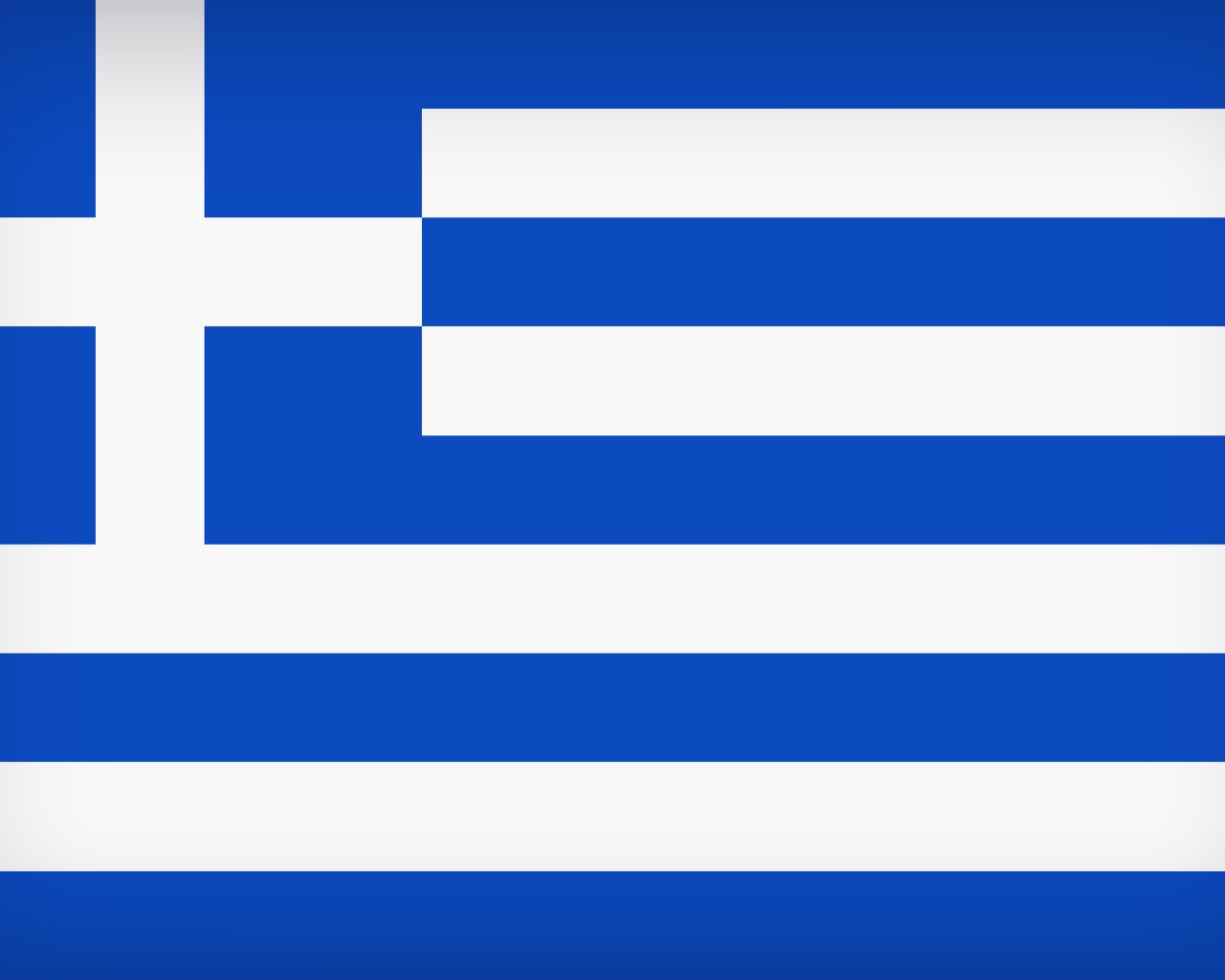 Blue and white flag of Greece