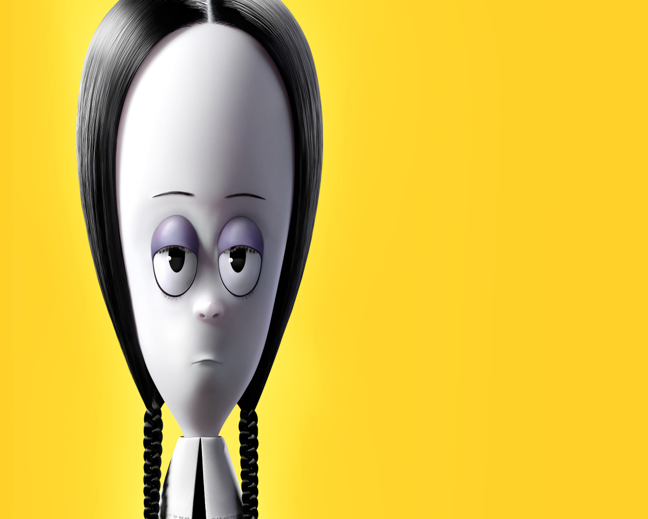 Девочка персонаж мультфильма Семейка Аддамс. Горящий тур , 2021