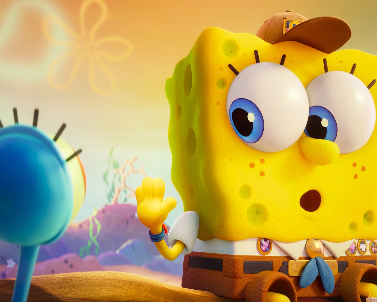 Спанч Боб персонаж Губка Боб в бегах