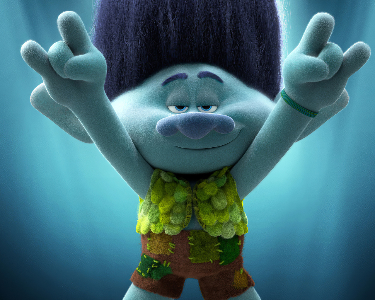 Цветан персонаж мультфильма Тролли: Мировой тур, 2020