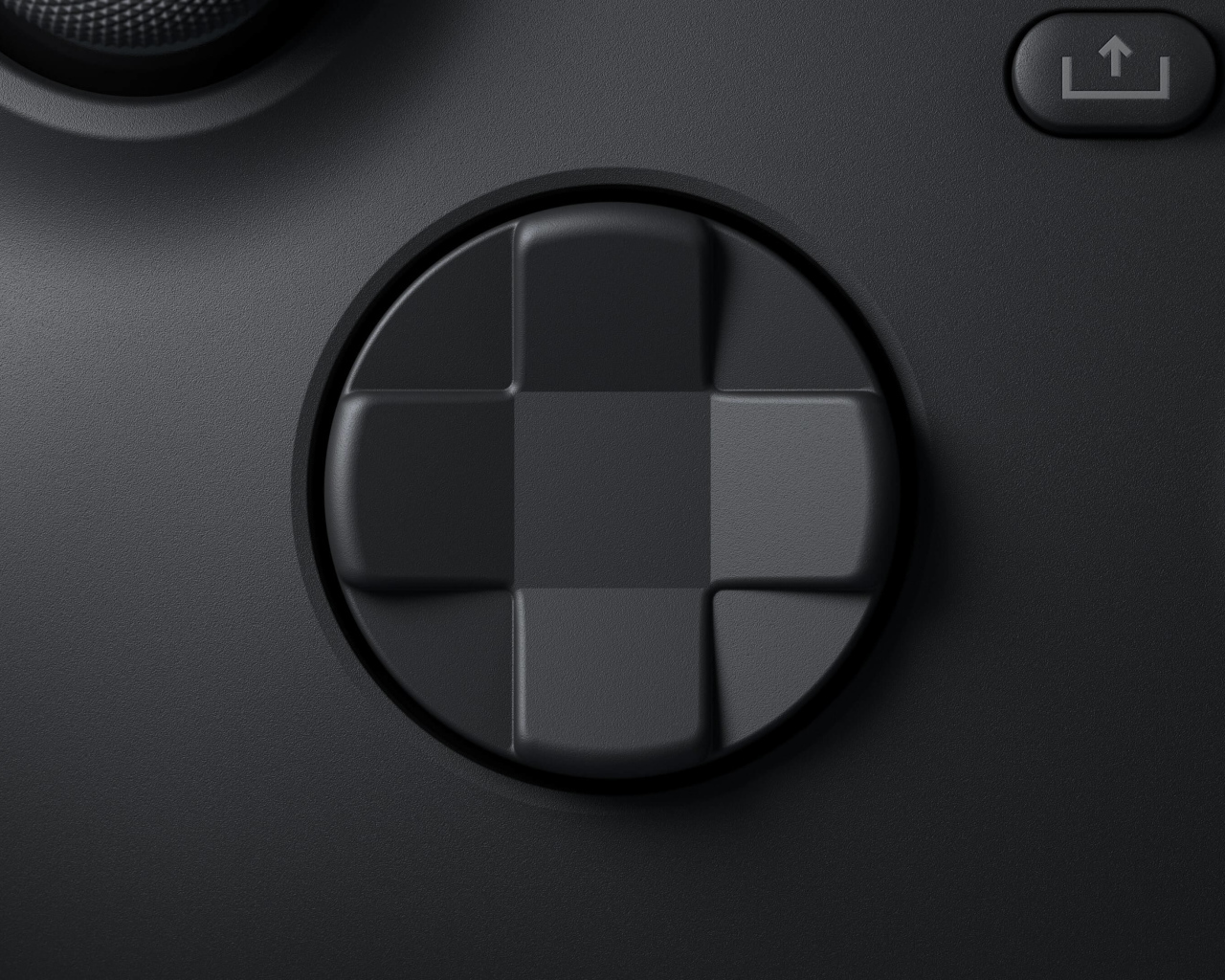 Черный Xbox Series X контроллер крупным планом