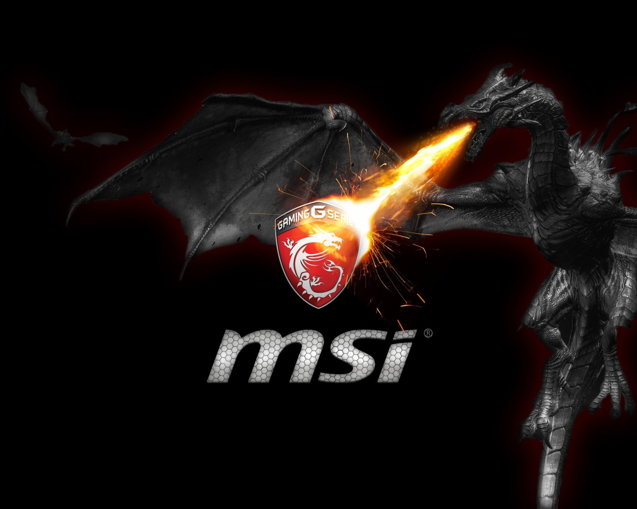 Дракон логотип MSI G Series MSI Gaming