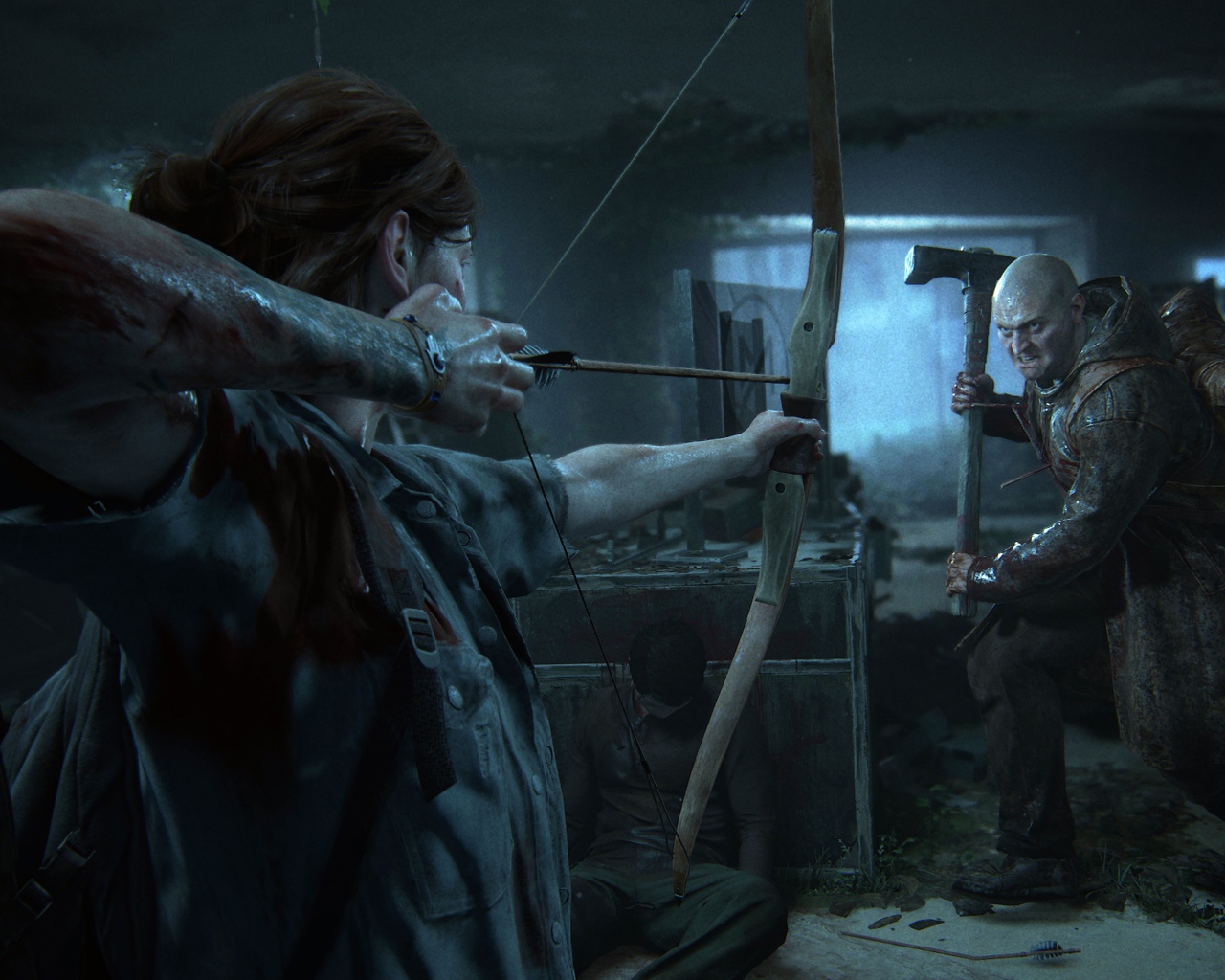 Кадр компьютерной игры The Last of Us Part II, 2020