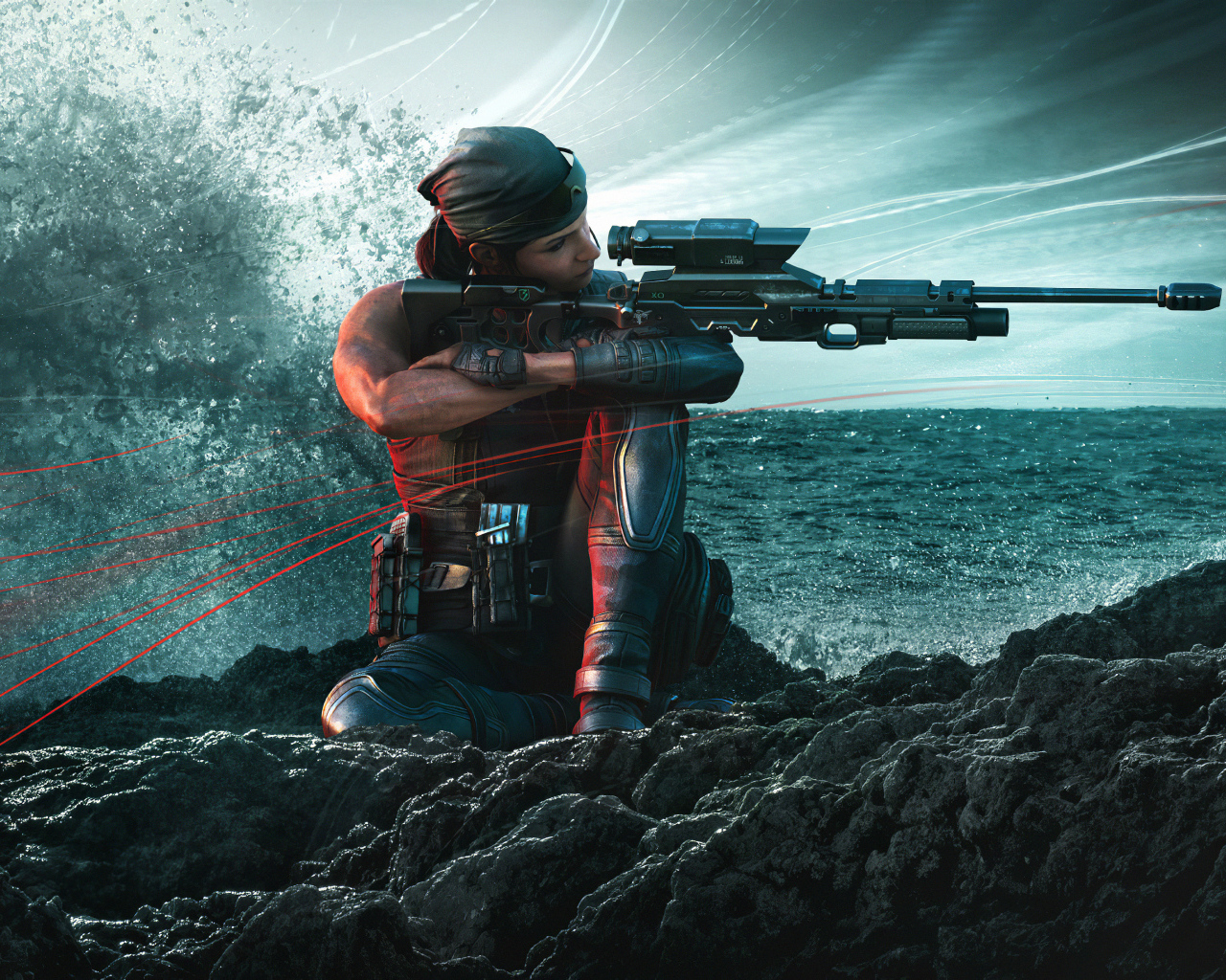 Персонаж компьютерной игры Rainbow Six Siege Operation Shifting Tides 2019