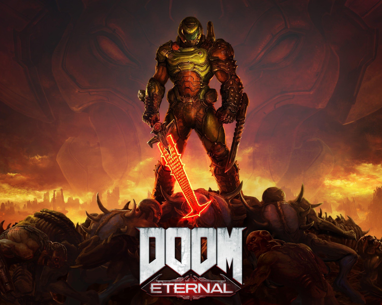 Персонаж Палач Рока компьютерная игра Doom Eternal, 2020