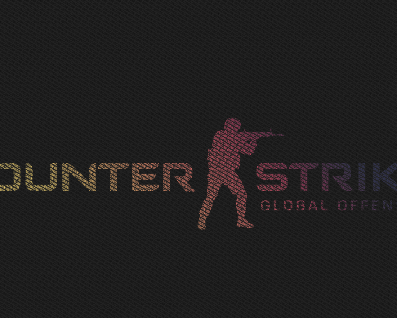 Counter-Strike: Global Offensive poster on a gray background