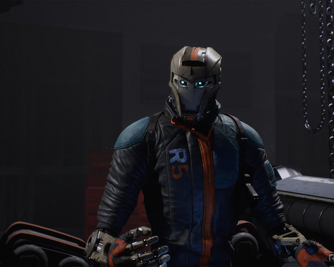 Киборг из компьютерной игры Disintegration, 2020