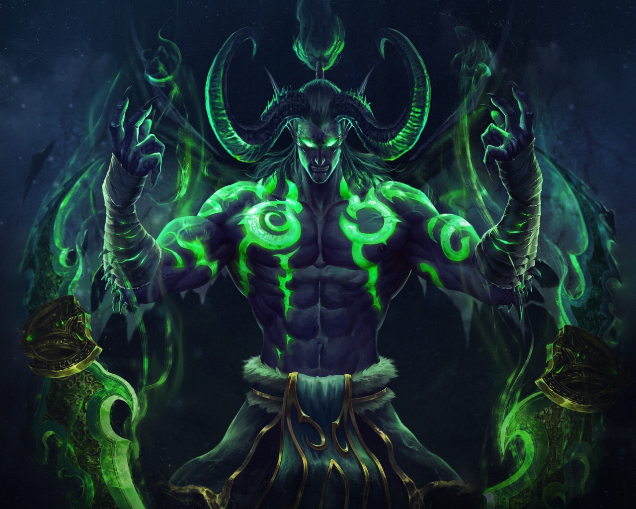 Демон  из компьютерной игры Warcraft III: Reforged