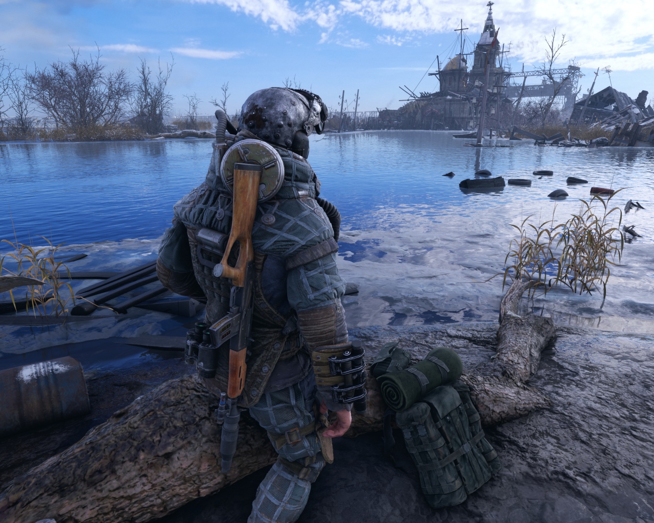 Кадр компьютерной игры  Metro Exodus, 2019