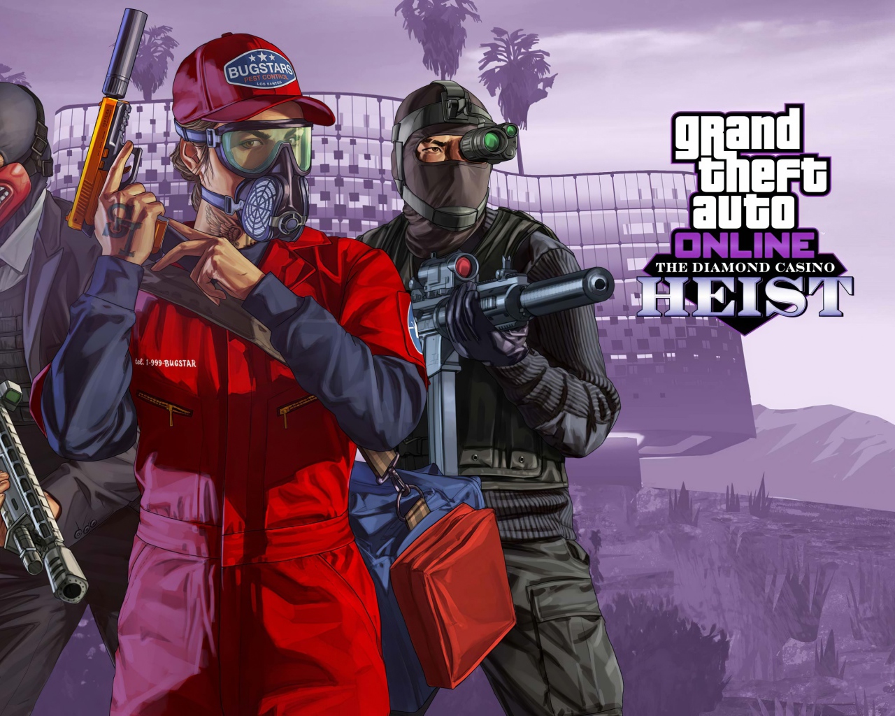 Постер игры GTA Online: The Diamond Casino Heist, 2020