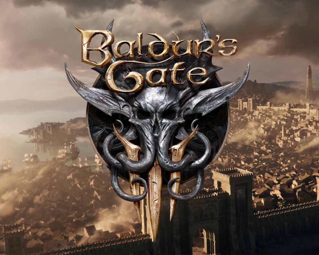 Логотип компьютерной игры Baldur’s Gate III, 2020